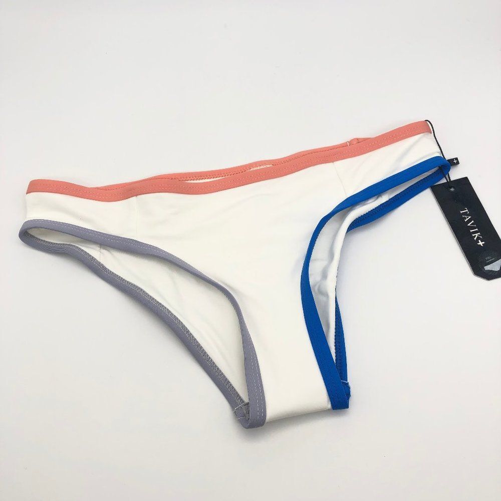 New Tavik White Color Block Bottoms - Size XS